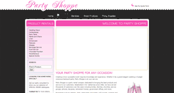 Desktop Screenshot of partyshoppe.ca